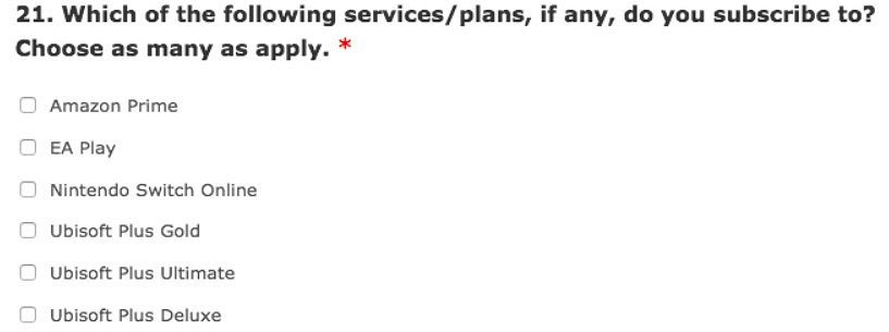 調查問卷顯示育碧有意推出多檔訂閱服務套餐 調查問卷顯示育碧有意推出多檔訂閱服務套餐