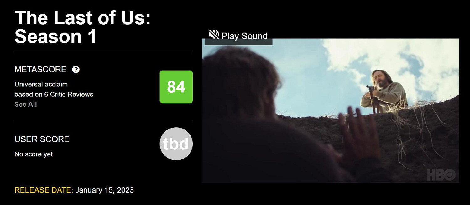 晚報：《最後生還者》真人劇媒體評分出爐 IGN9分