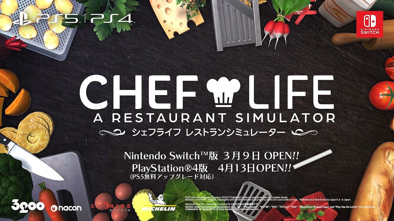 《主廚人生:餐廳模擬器》確定發售Switch和PS4版 《主廚人生:餐廳模擬器》確定發售Switch和PS4版