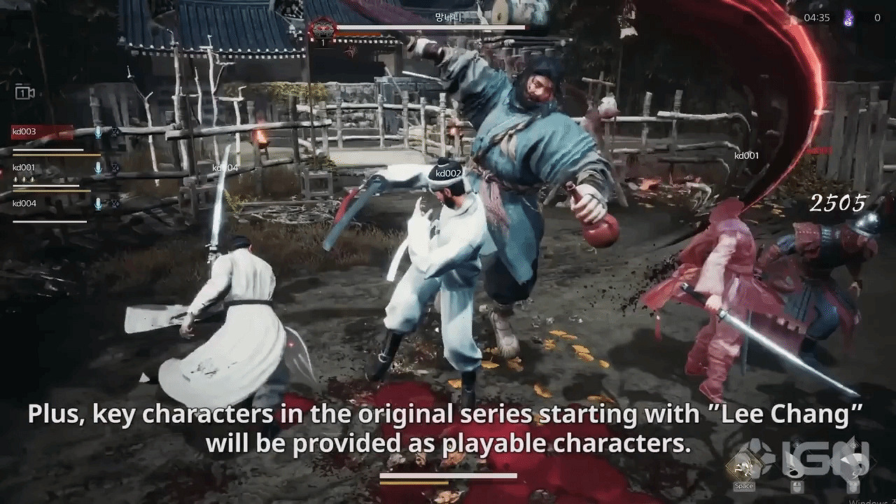 古裝喪屍動作《李屍朝鮮:血脈》實機展示 動作絲滑 古裝喪屍動作《李屍朝鮮:血脈》實機展示 動作絲滑