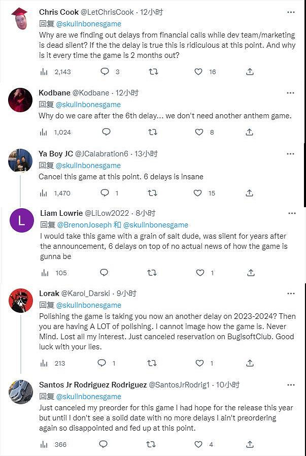 《碧海黑帆》六次延期令玩家不滿：隨便跳票我退款咯