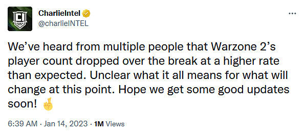 傳聞《決勝時刻:現代戰域2》玩家流失數量超出預期 傳聞《決勝時刻:現代戰域2》玩家流失數量超出預期