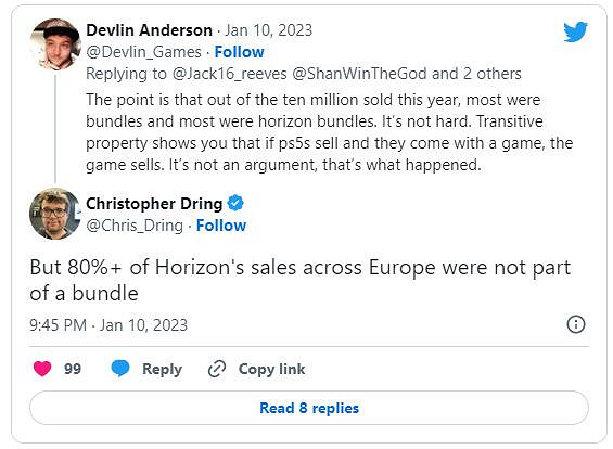 分析師駁斥PS5《地平線2》銷量好全靠捆綁套裝的說法