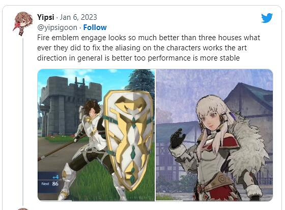 《火焰紋章：Engage》讀取時間只有《風花雪月》一半