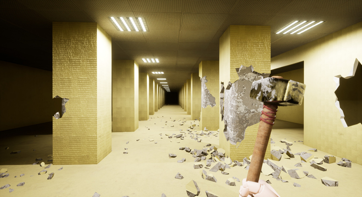 恐怖遊戲？全砸了！《Backrooms Break》Steam頁面上線