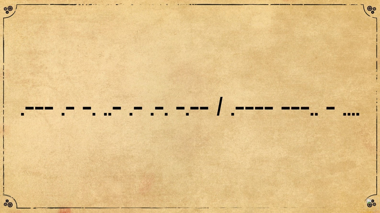 《蒸汽世界》開發商發布摩斯電碼 暗示新作將公布 《蒸汽世界》開發商發布摩斯電碼 暗示新作將公布