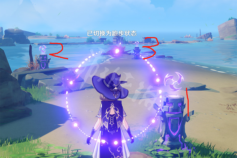 《原神》調查古代遺跡三個雷元素方碑怎麽解 調查古代遺跡雷柱解法分享 《原神》調查古代遺跡三個雷元素方碑怎麽解 調查古代遺跡雷柱解法分享