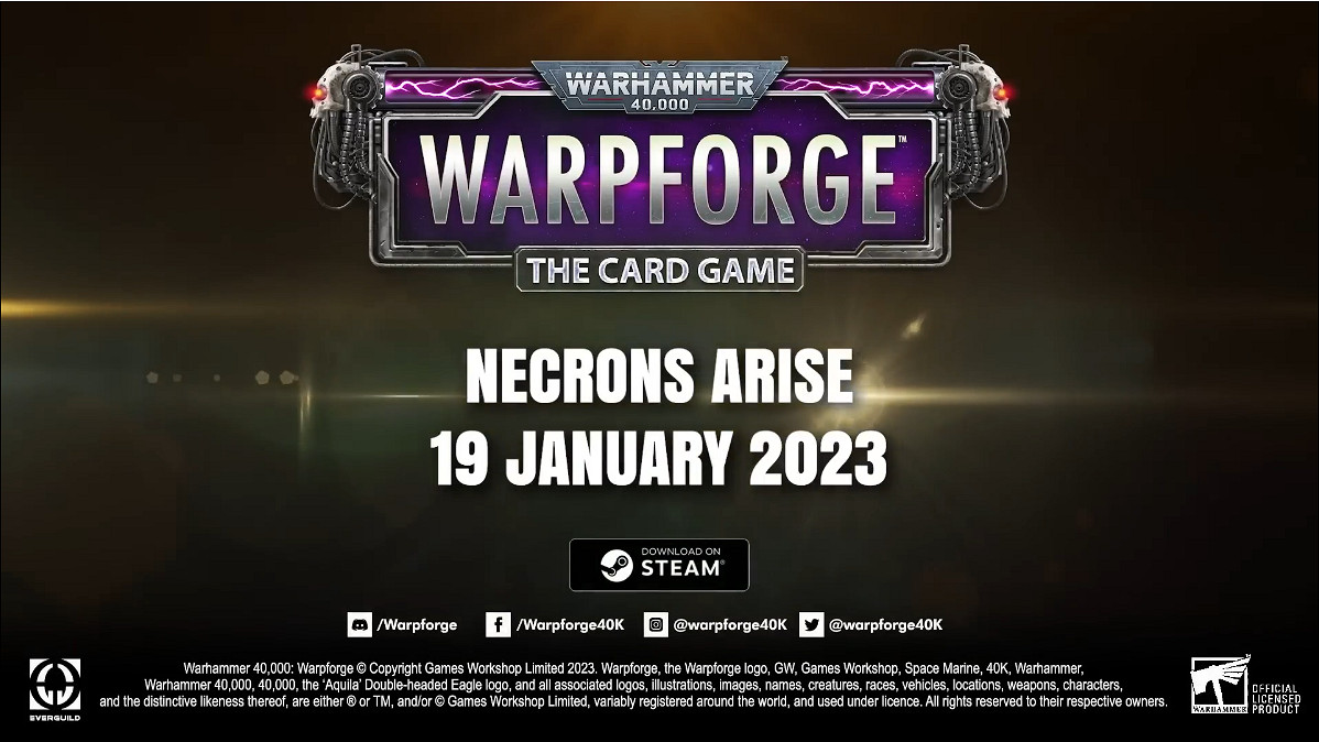 免費卡牌遊戲《戰鎚40K:混沌鑄造》第二輪試玩開啟 免費卡牌遊戲《戰鎚40K:混沌鑄造》第二輪試玩開啟