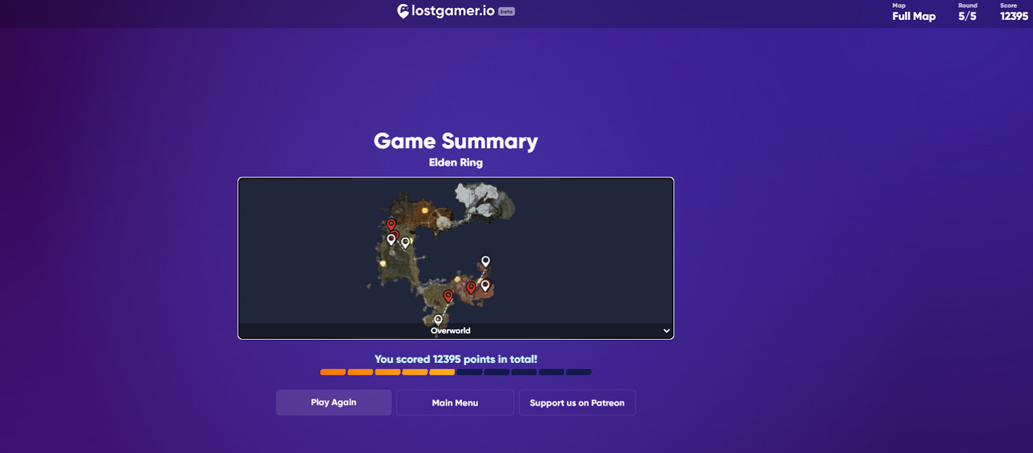 《艾爾登法環》地理位置猜測遊戲上線!超棒快來玩! 《艾爾登法環》地理位置猜測遊戲上線!超棒快來玩!