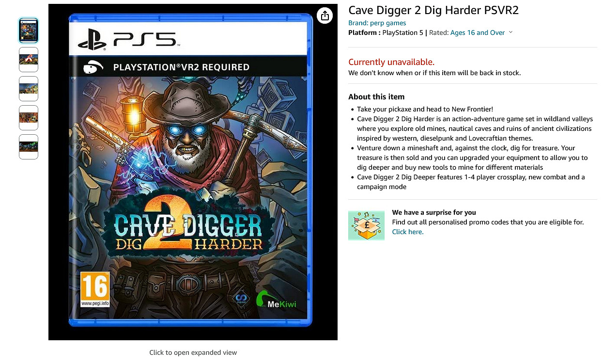 英國亞馬遜上架《DYSCHRONIA》等兩款PS VR2遊戲