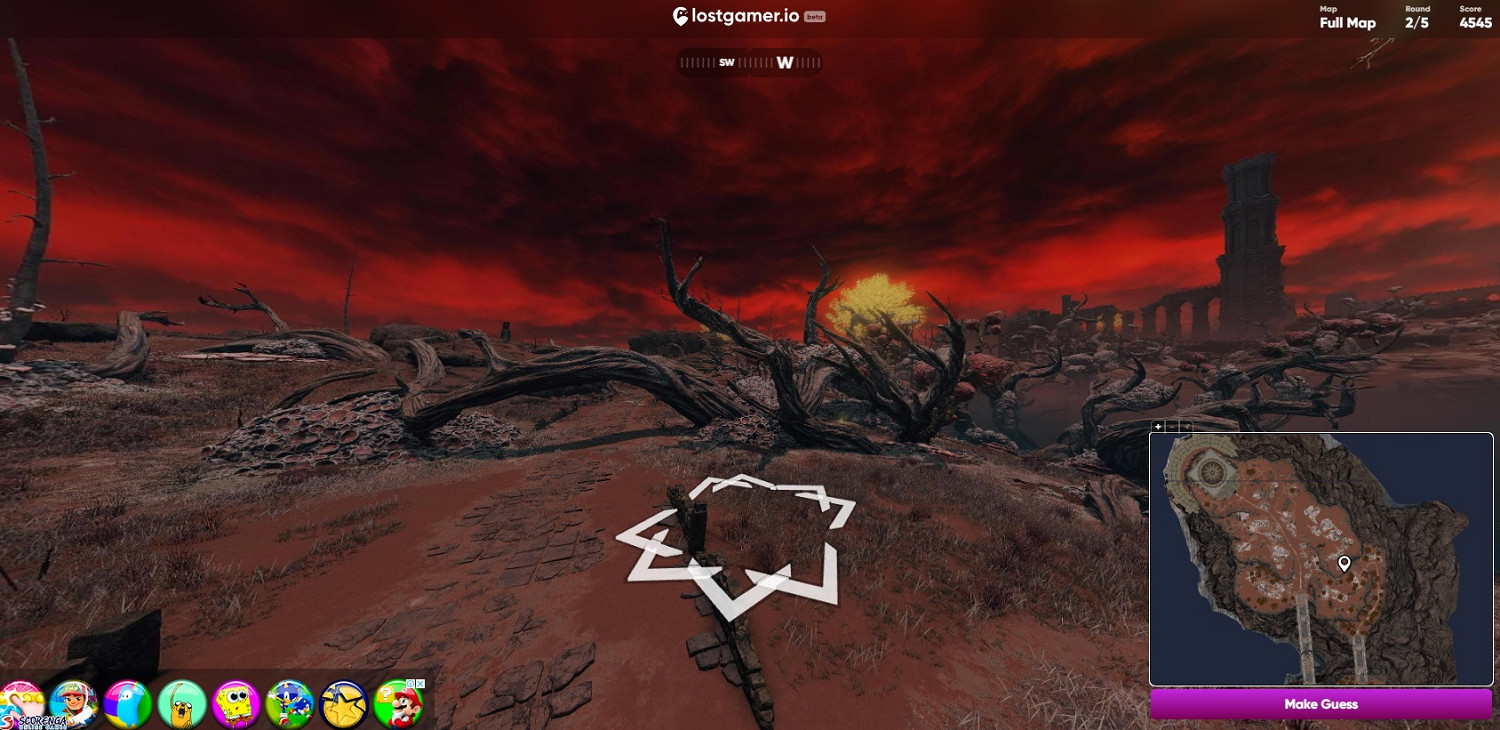 《艾爾登法環》地理位置猜測遊戲上線!超棒快來玩! 《艾爾登法環》地理位置猜測遊戲上線!超棒快來玩!