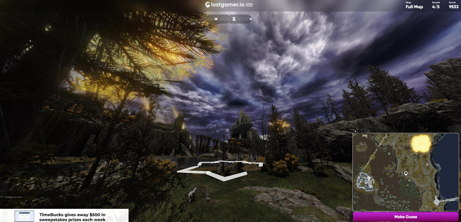 《艾爾登法環》地理位置猜測遊戲上線!超棒快來玩! 《艾爾登法環》地理位置猜測遊戲上線!超棒快來玩!