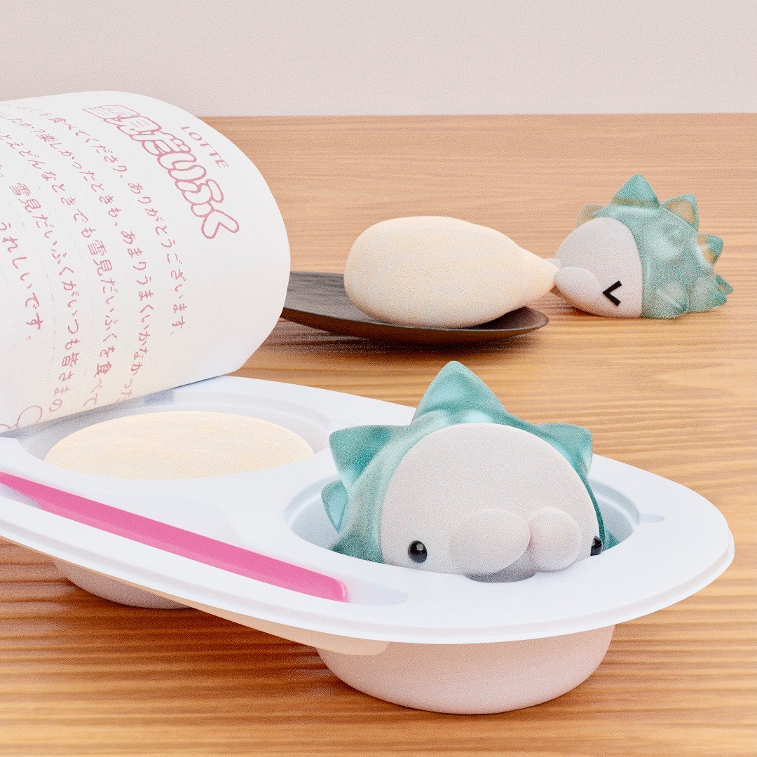 米立龍真的變壽司了!日本大神ぎーこ3DCG作品欣賞 米立龍真的變壽司了!日本大神ぎーこ3DCG作品欣賞