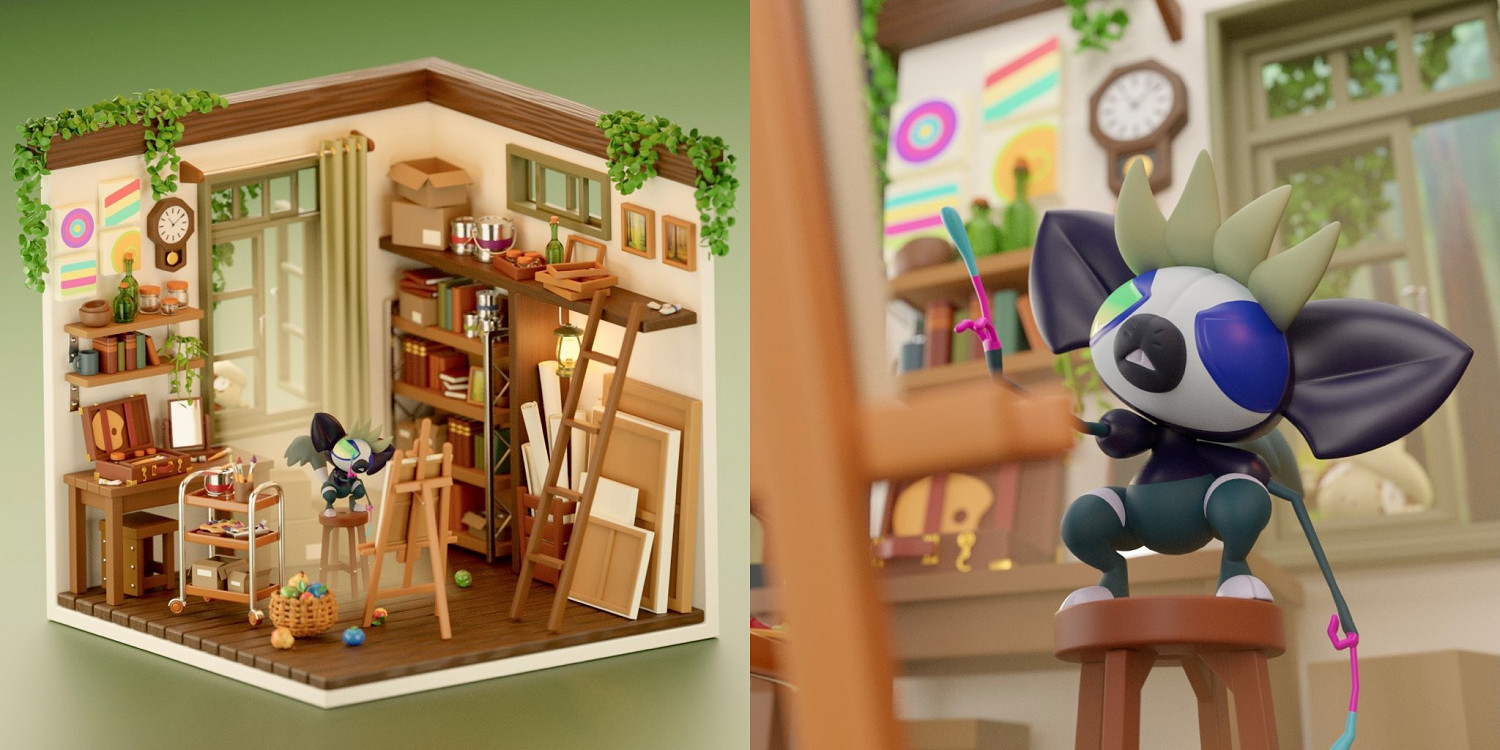 米立龍真的變壽司了!日本大神ぎーこ3DCG作品欣賞 米立龍真的變壽司了!日本大神ぎーこ3DCG作品欣賞