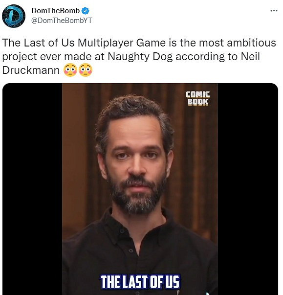 尼爾：《最後生還者》多人是頑皮狗最雄心勃勃項目