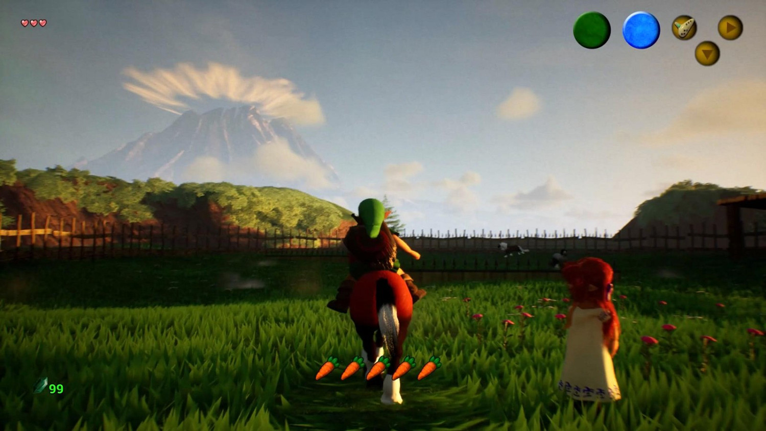 虛幻5.1重製《薩爾達：時之笛》新展示 瑪隆更美