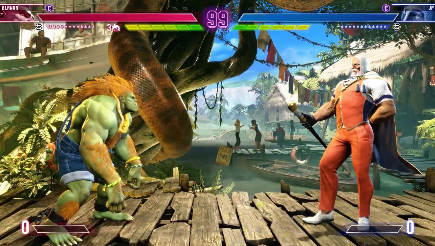 《快打旋風6》新開發者對戰展示公開:布蘭卡 vs JP 《快打旋風6》新開發者對戰展示公開:布蘭卡 vs JP