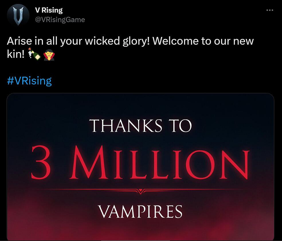 《夜族崛起》玩家總數突破300萬！Steam玩家特別好評