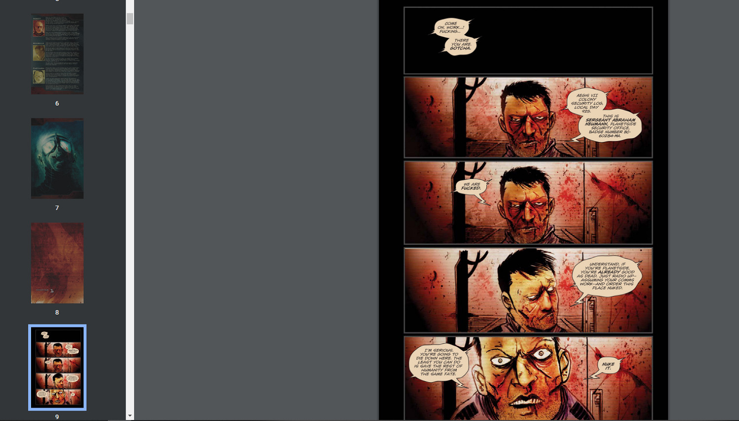 EA Motive官網分享《絕命異次元重製版》前傳高清漫畫! EA Motive官網分享《絕命異次元重製版》前傳高清漫畫!