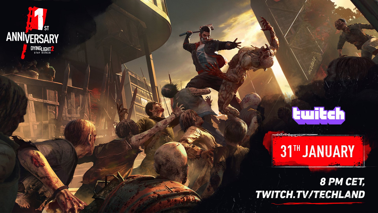 《垂死之光2》將舉行一周年慶祝直播會 有驚喜哦! 《垂死之光2》將舉行一周年慶祝直播會 有驚喜哦!