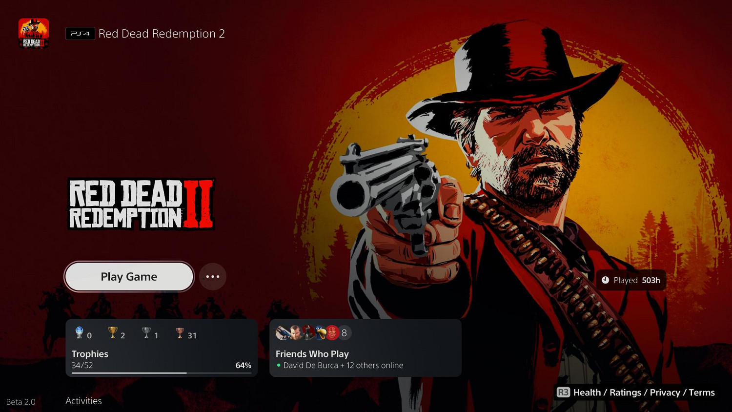 PS5版本更新：VRR功能支援2K解析度 可顯示已玩時長