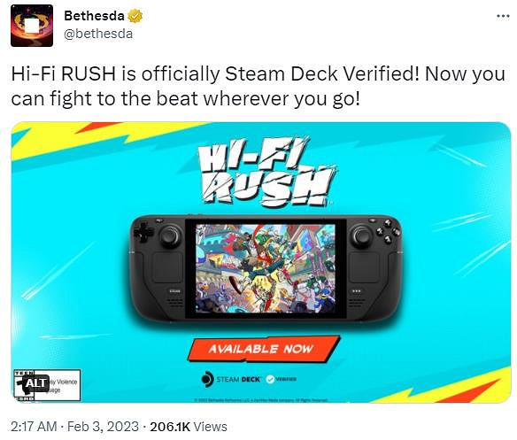 隨時隨地節奏戰鬥！《Hi-Fi Rush》通過Steam Deck認證