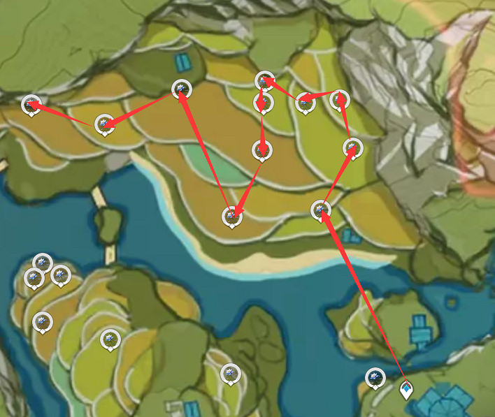 《原神》琉璃百合哪裡採?琉璃百合最快採集路線一覽 《原神》琉璃百合哪裡採?琉璃百合最快採集路線一覽