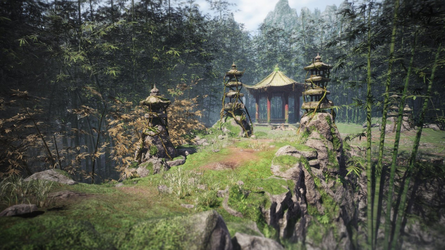 《臥龍：蒼天隕落》天柱山介紹 紅晶小姐姐清麗動人