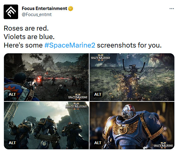 《戰鎚40K：星際戰士2》發行商曬截圖 2023年內發售