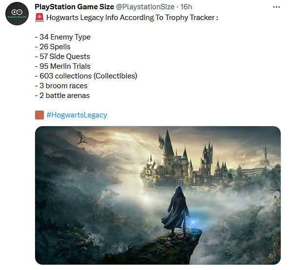 《霍格華茲之遺》首日更新檔發布 遊戲更多細節公開