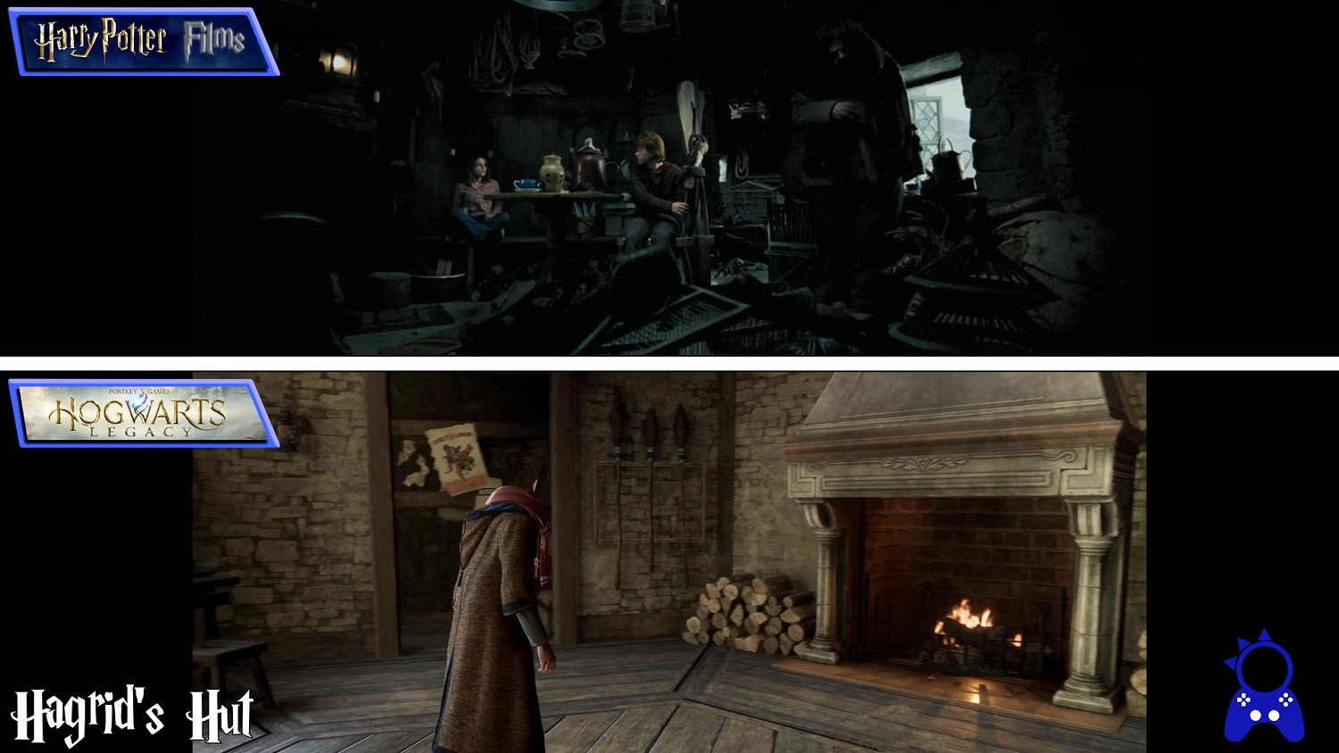 超還原!《霍格華茲之遺》VS《哈利波特》電影場景對比