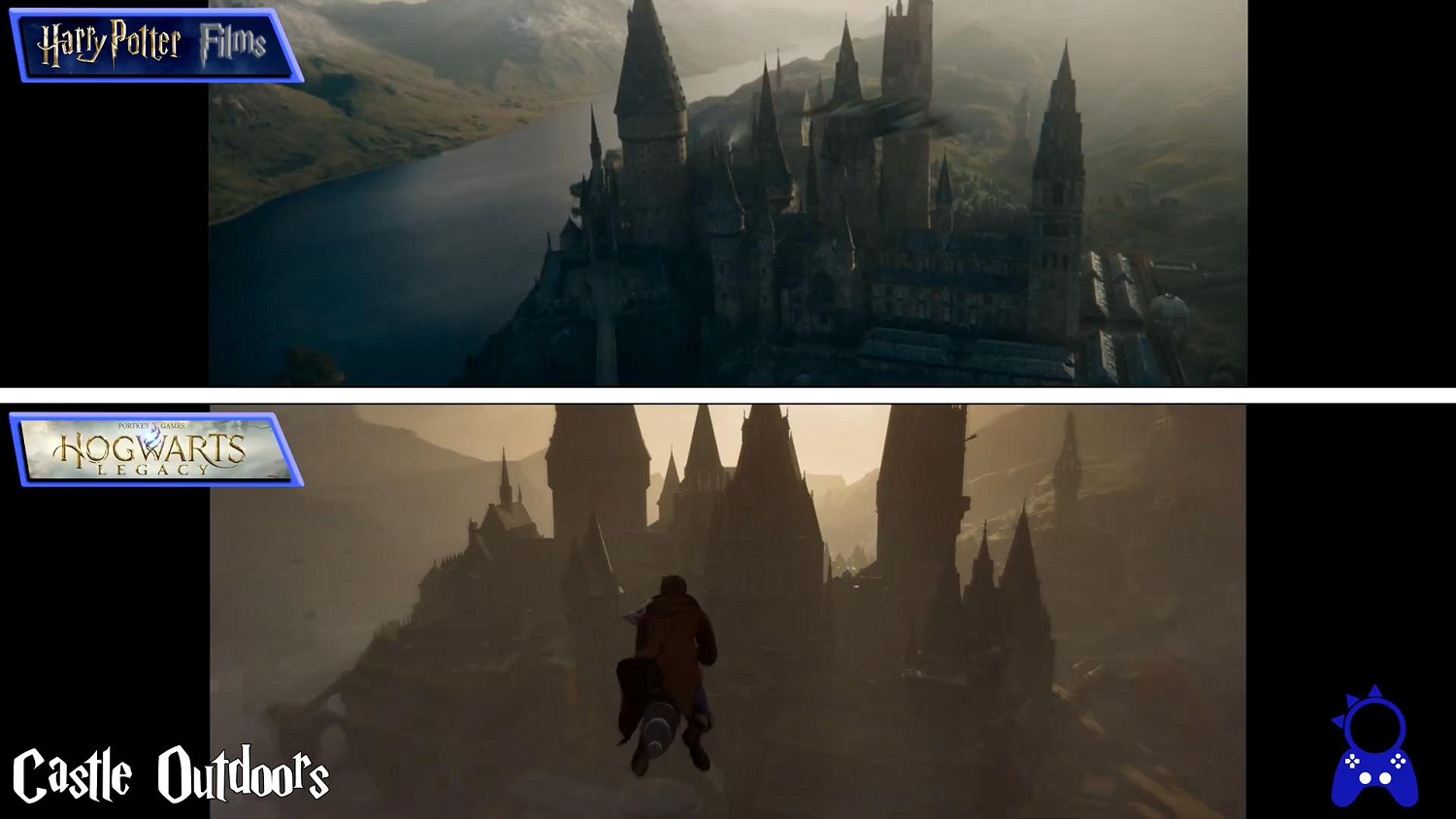 超還原!《霍格華茲之遺》VS《哈利波特》電影場景對比