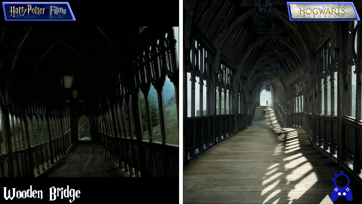 超還原!《霍格華茲之遺》VS《哈利波特》電影場景對比