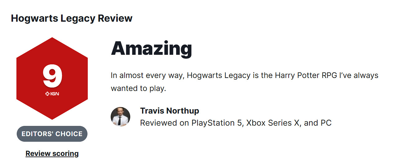 《霍格華茲之遺》全球媒體評分解禁:M站均分86 IGN 9分 《霍格華茲之遺》全球媒體評分解禁:M站均分86 IGN 9分