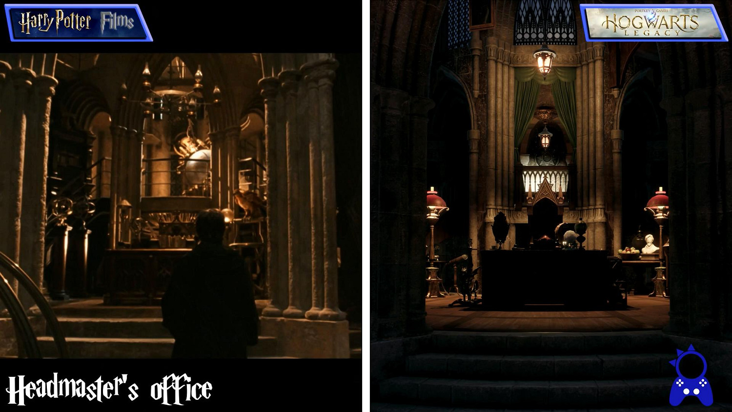 超還原!《霍格華茲之遺》VS《哈利波特》電影場景對比