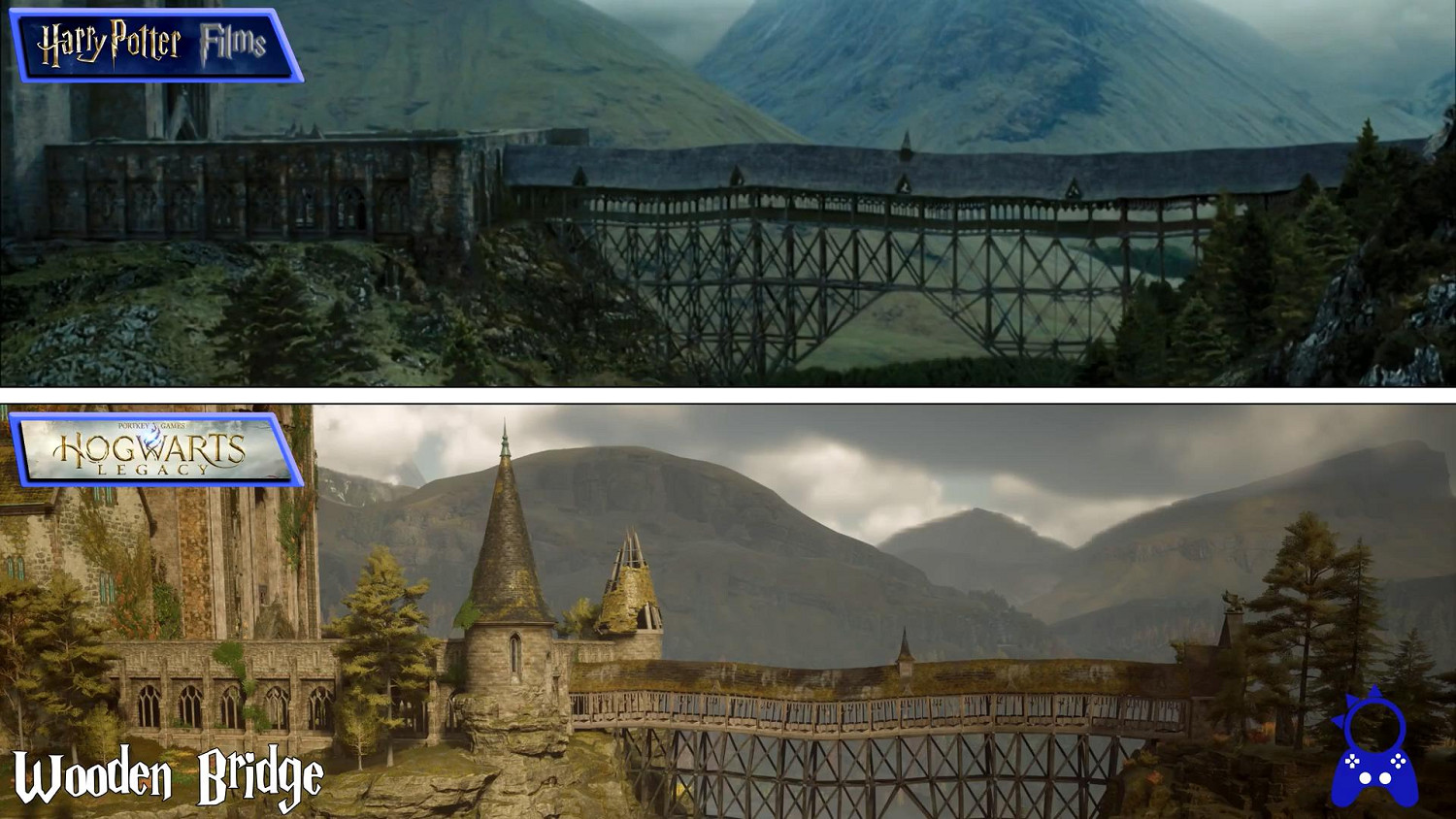超還原!《霍格華茲之遺》VS《哈利波特》電影場景對比