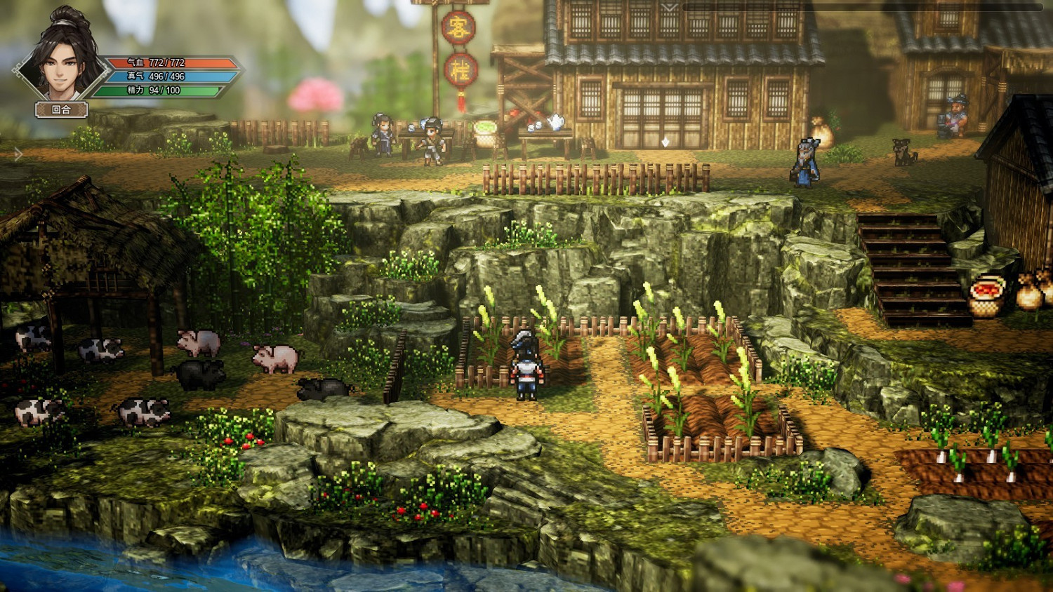 Steam新品節開啟 像素武俠《逸劍風雲決》試玩版截圖