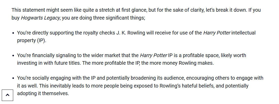 外媒呼籲玩家別買《霍格華茲之遺》 別給J.K.羅琳送錢