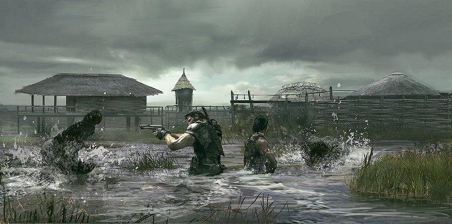 《惡靈古堡7》廢案！《惡靈古堡6.5》概念藝術圖曝光