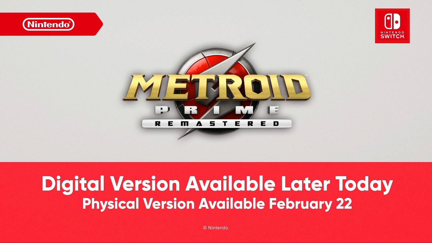 任天堂直面會：《銀河戰士Prime復刻版》今天已上線!