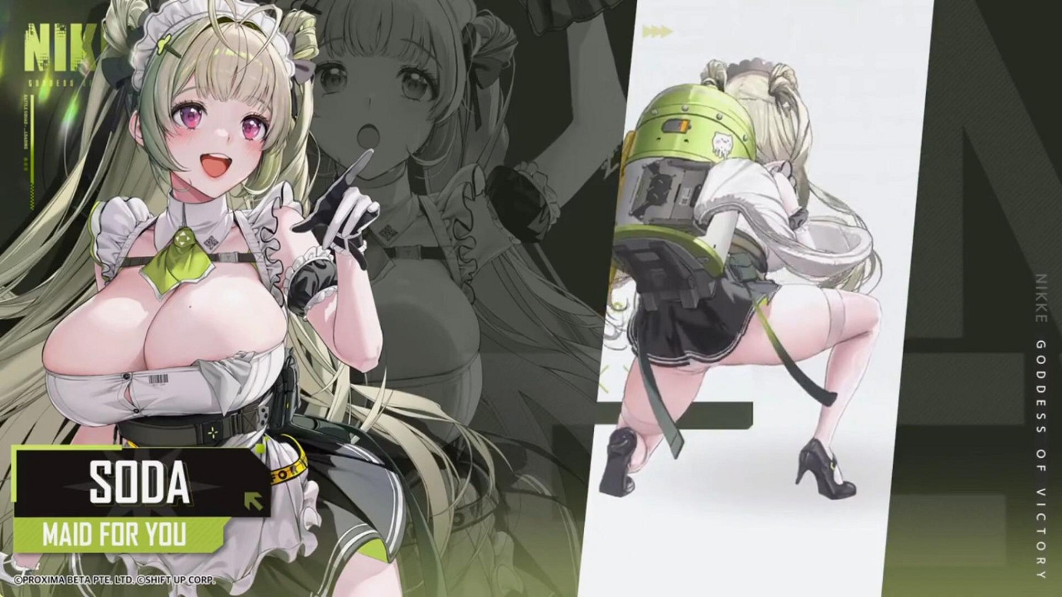 《妮姬：勝利女神》新角色蘇打影片 性感女僕上陣