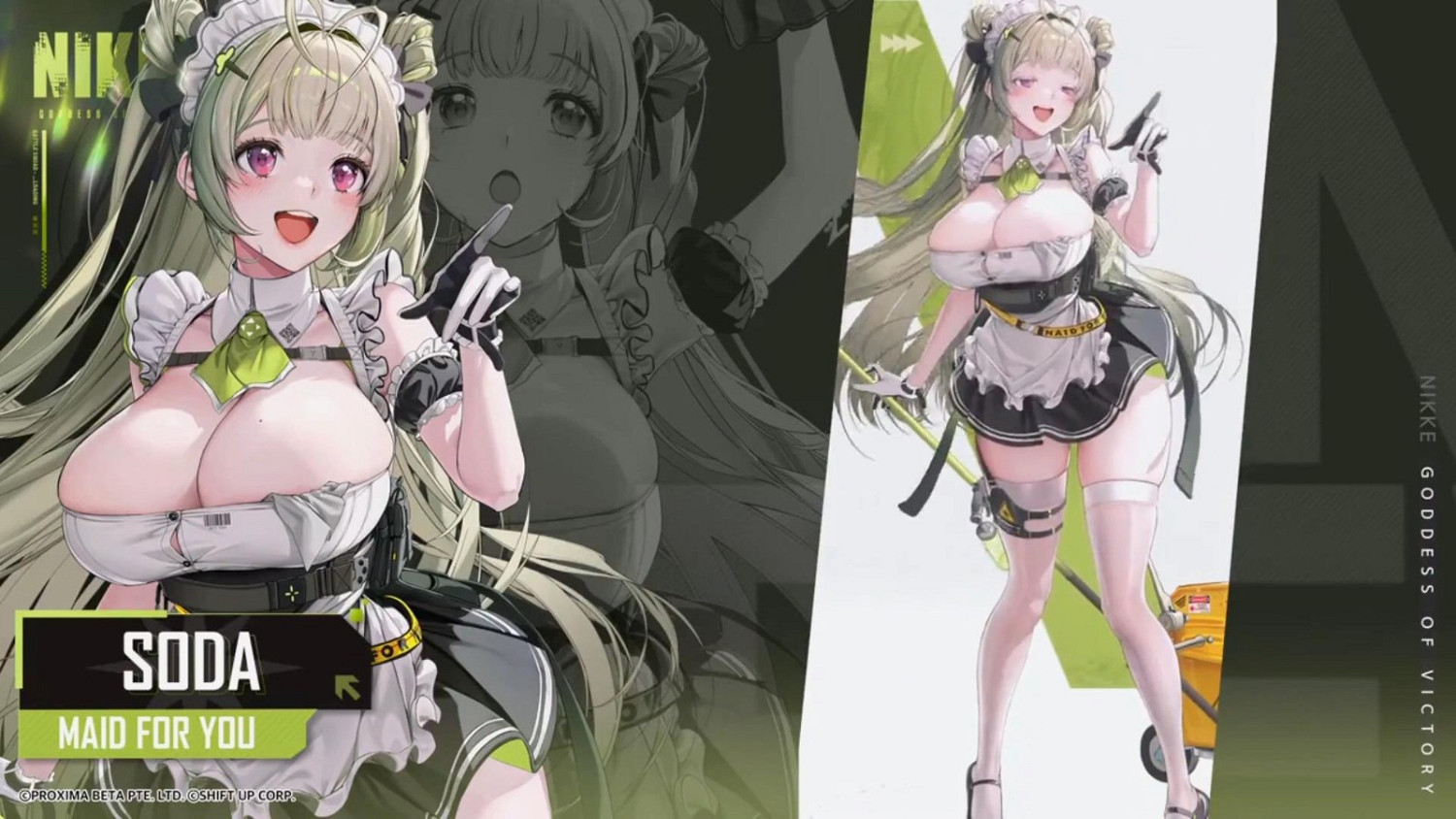 《妮姬：勝利女神》新角色蘇打影片 性感女僕上陣