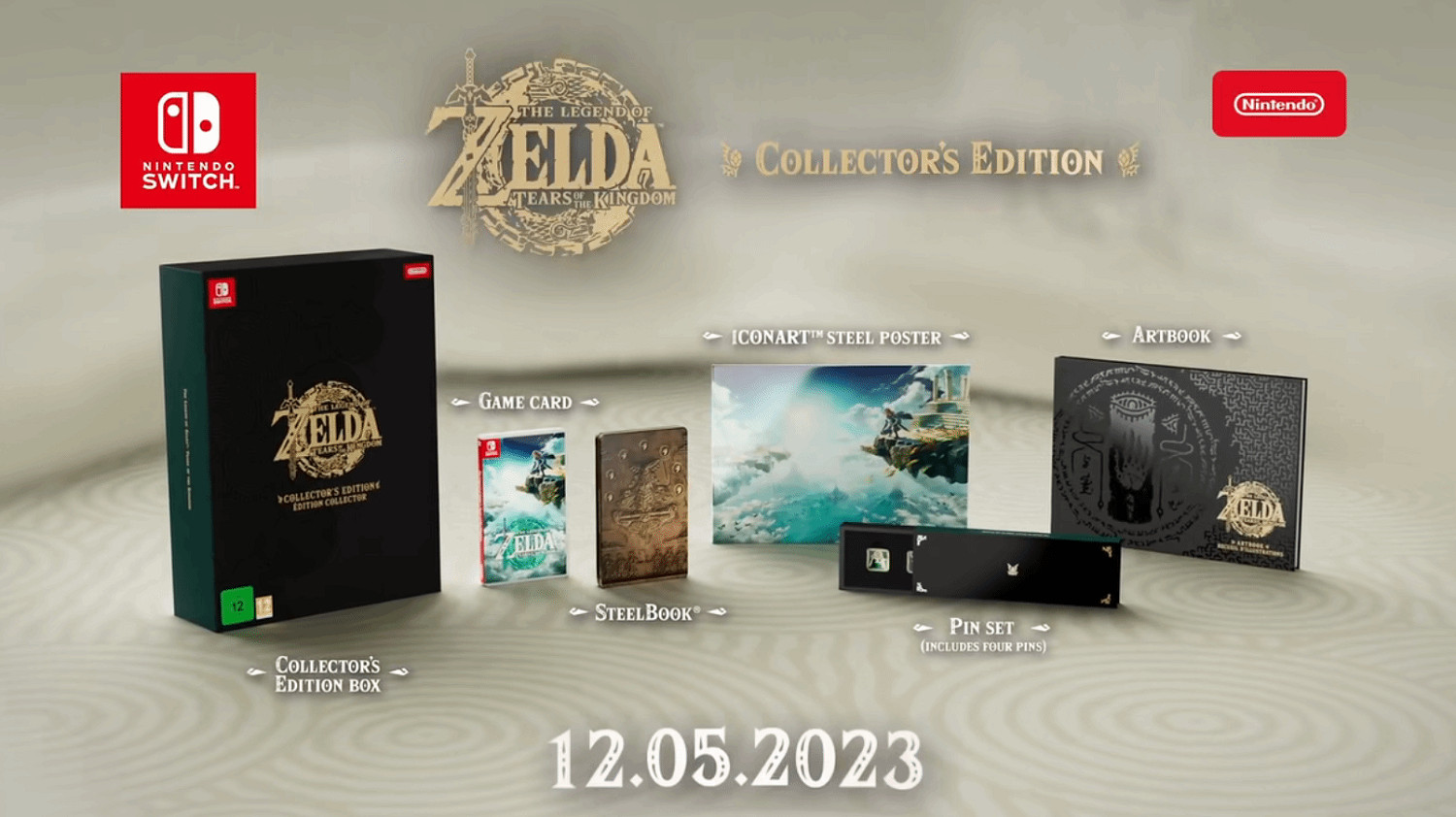 《塞爾達：王國之淚》收藏版公布 售價高達129.99美元