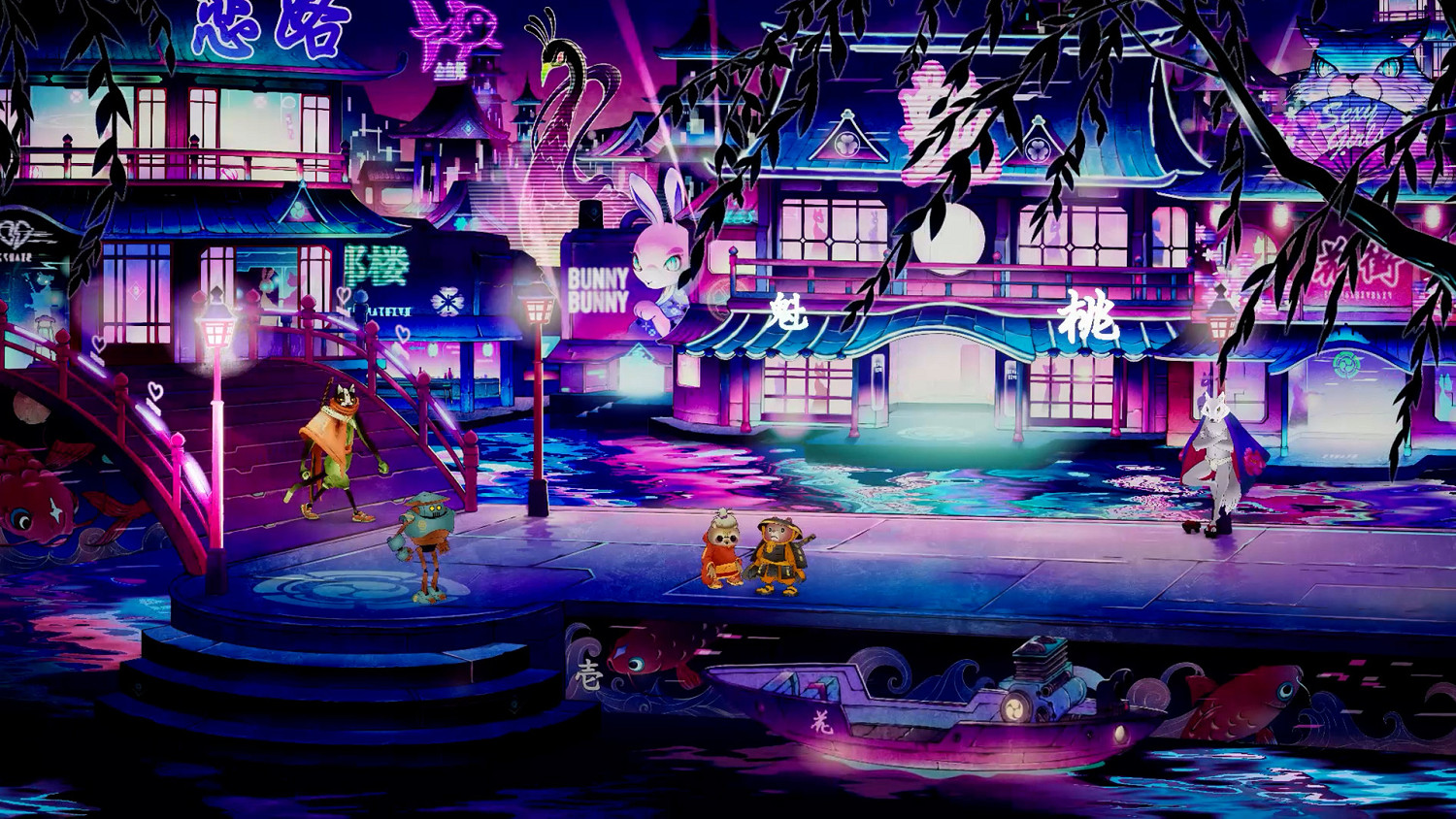 集英遊戲賽博浮世繪風獨立遊戲《浮世》Steam頁面上線