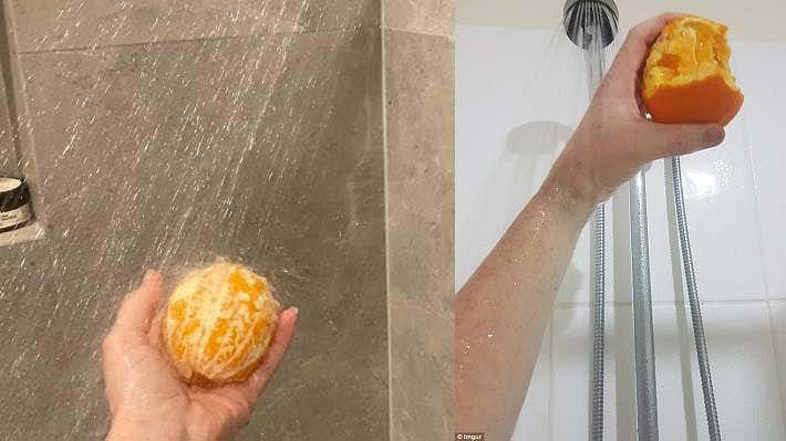 每個生活不如意的中年社畜，都該試試在洗澡時吃橙子