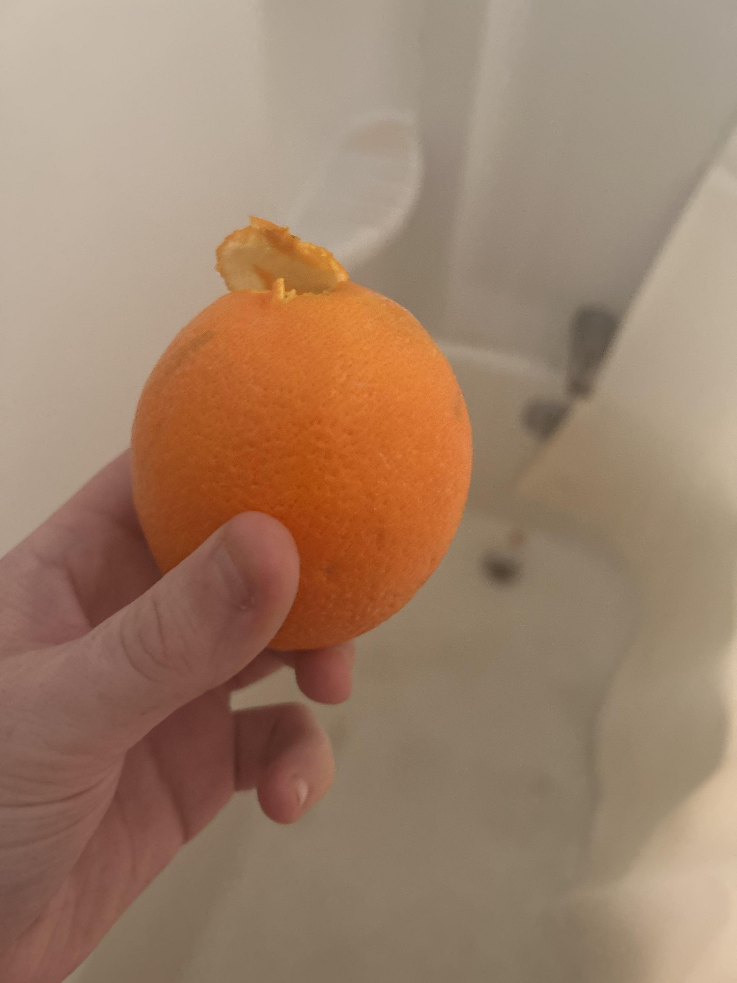 每個生活不如意的中年社畜，都該試試在洗澡時吃橙子