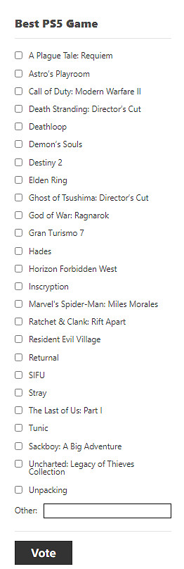 最出色PS5遊戲投票:最佳畫面展示,最佳手把體驗! 最出色PS5遊戲投票:最佳畫面展示,最佳手把體驗!