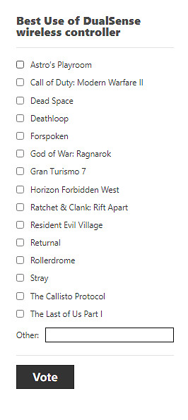 最出色PS5遊戲投票:最佳畫面展示,最佳手把體驗! 最出色PS5遊戲投票:最佳畫面展示,最佳手把體驗!