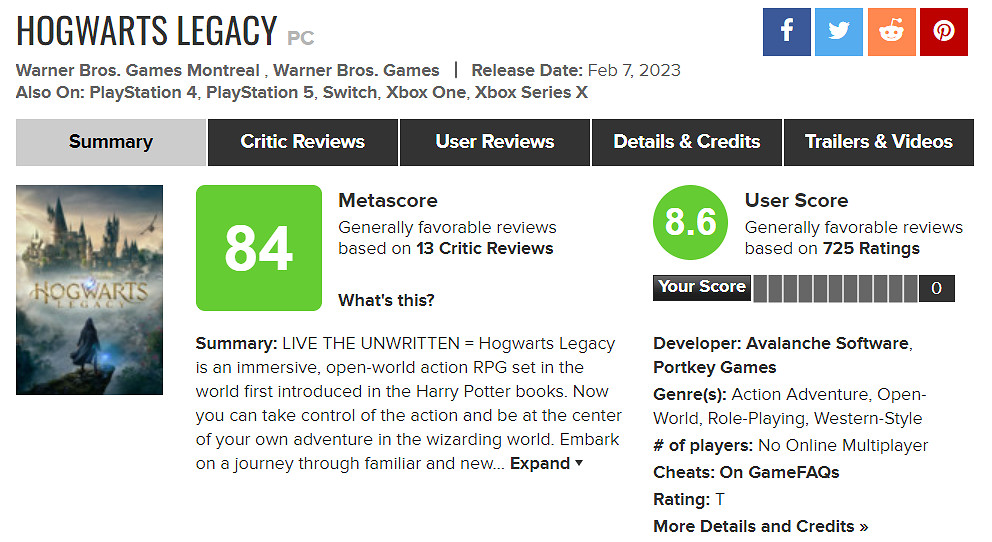 根本停不下來《霍格華茲之遺》熱度持續暴漲口碑堅挺 根本停不下來《霍格華茲之遺》熱度持續暴漲口碑堅挺