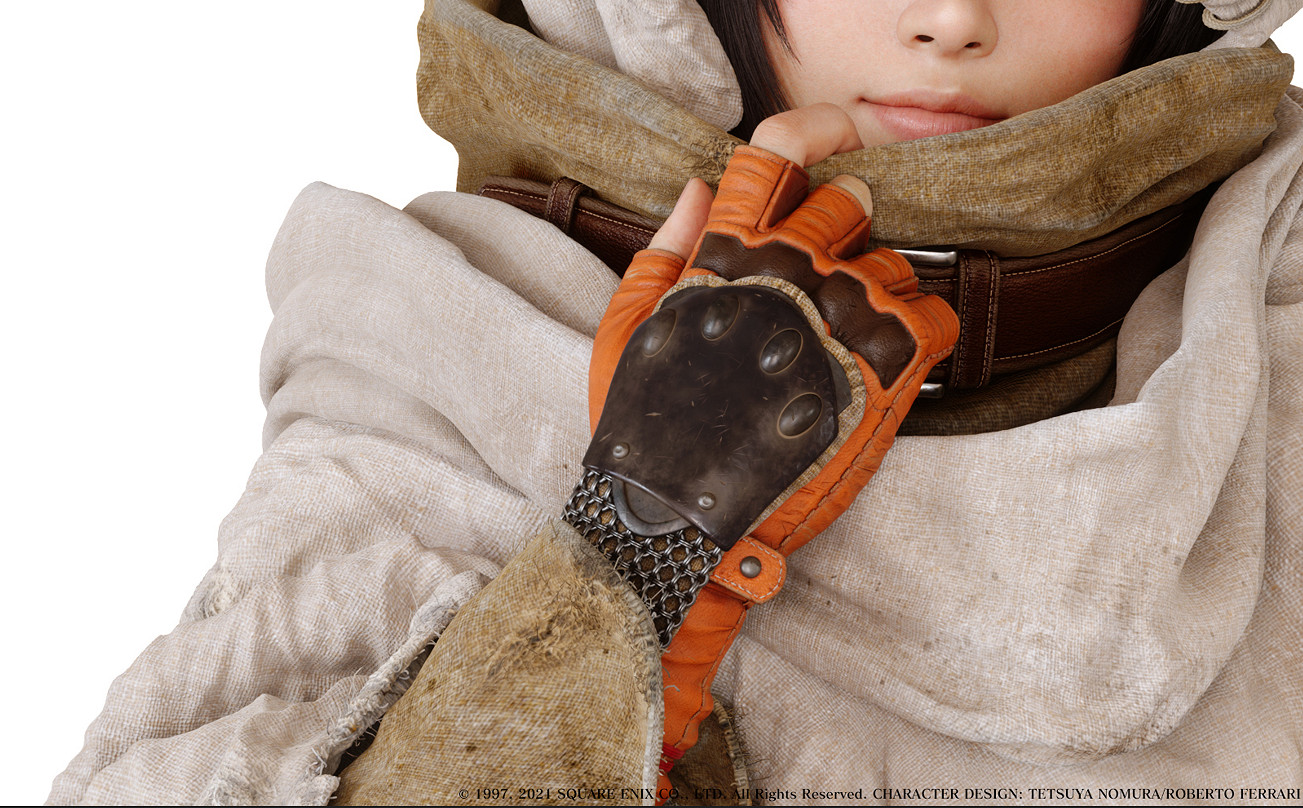 《最終幻想7：重製版》官推分享 尤菲高清局部細節圖